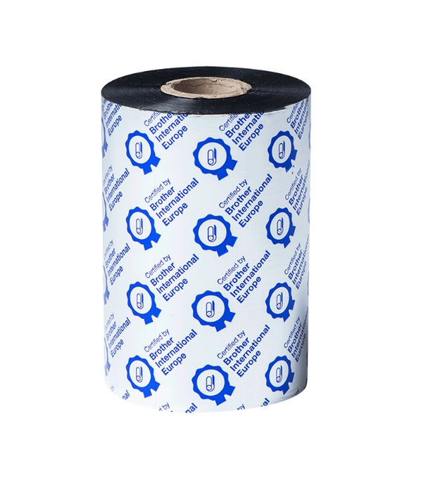 Brother Standard resin black 110mmx450m ribbon (PK OF 8)