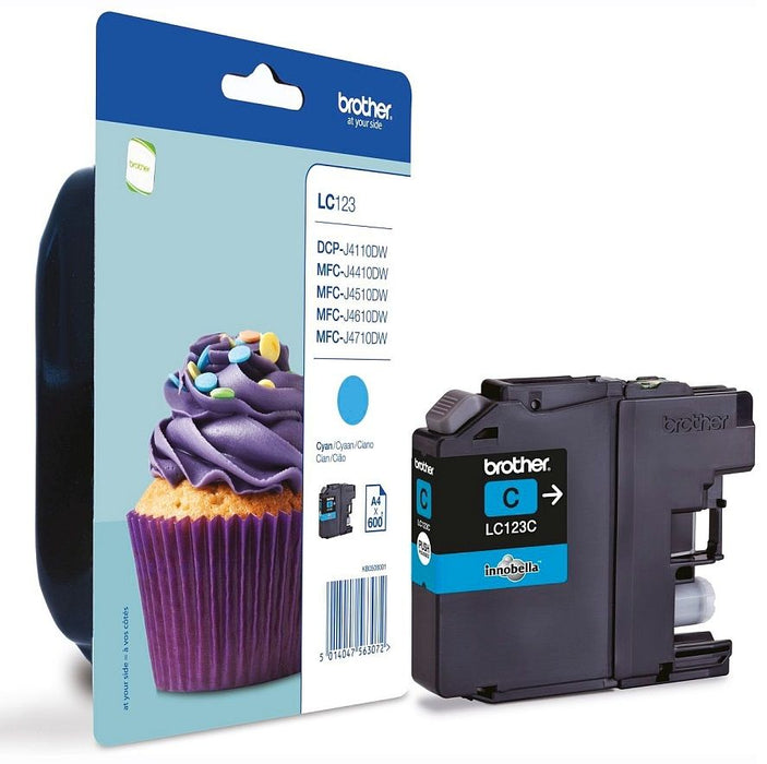 Brother LC-123 Cyan Ink Cartridge for MFC-J4510DW