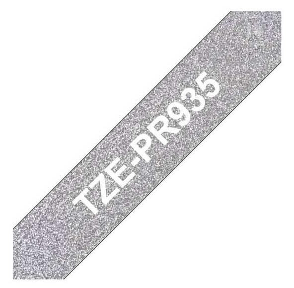 BROTHER TZEPR935 Tape cassettes 6-12 mm bandwidth Premium silber White