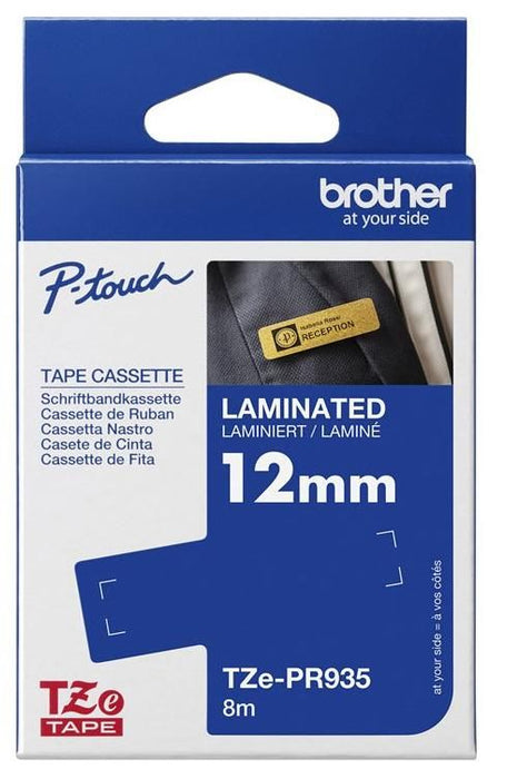 BROTHER TZEPR935 Tape cassettes 6-12 mm bandwidth Premium silber White