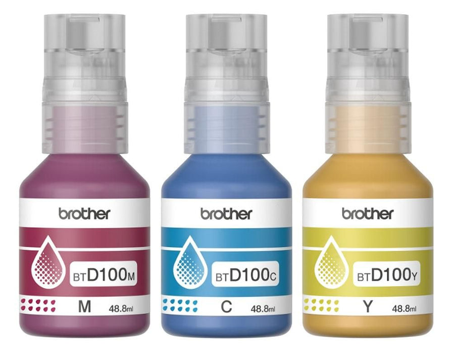 Brother BTD100CLVAL Brother Coloured Multipack Ink Bottles