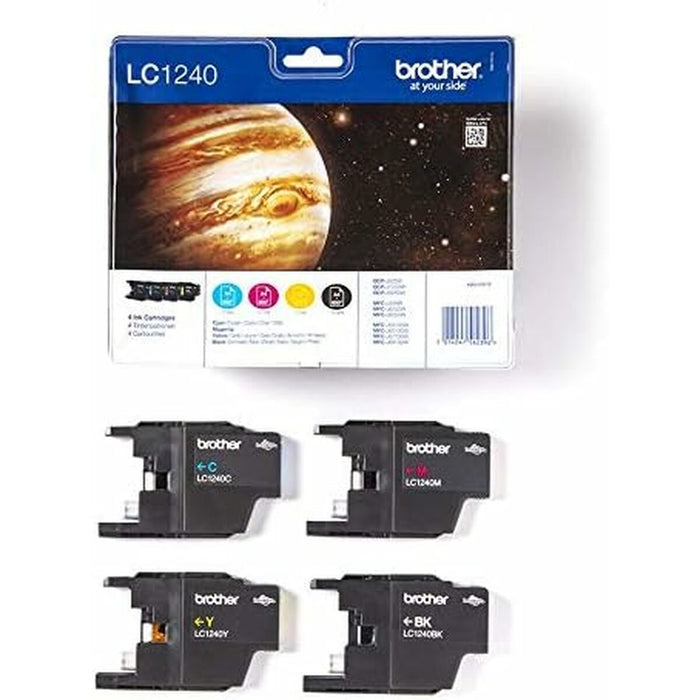 Brother LC-1240 BK/C/M/Y Value Bonus Pack Ink Cartridge for MFC-J6510/J6910