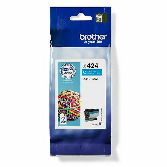 Original Ink Cartridge Brother LC424C Cyan
