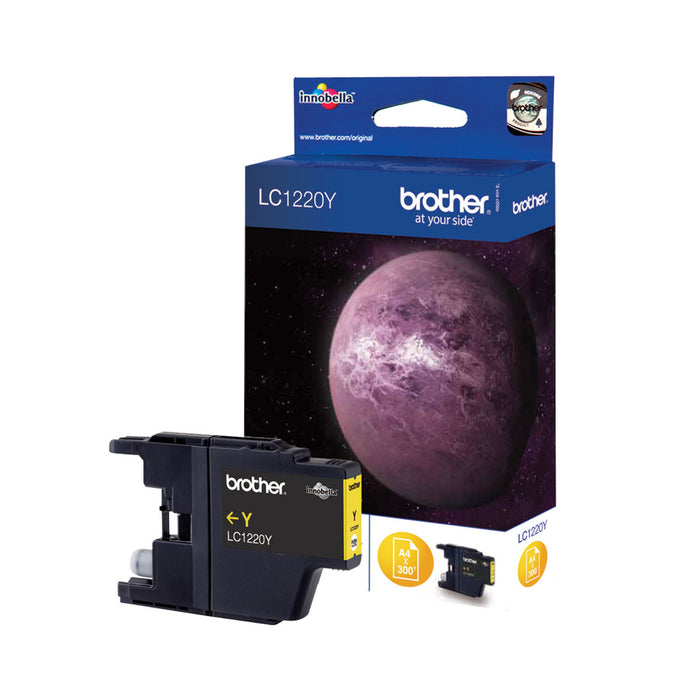 Brother LC-1220Y Ink Cartridge for DCP-J525W/DCP-J725DW/DCP-J925DW/MFC-J430W