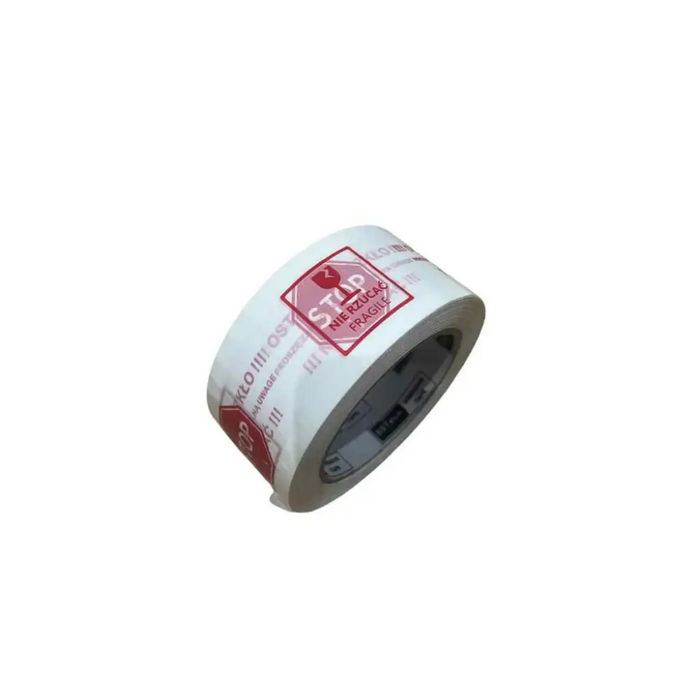 BSTech adhesive tape with print 48x100m ’Careful glass’ 6 pcs - Wrapping tapesARP-TAS<<<Wrapping suppliesARP<<<ActionPL