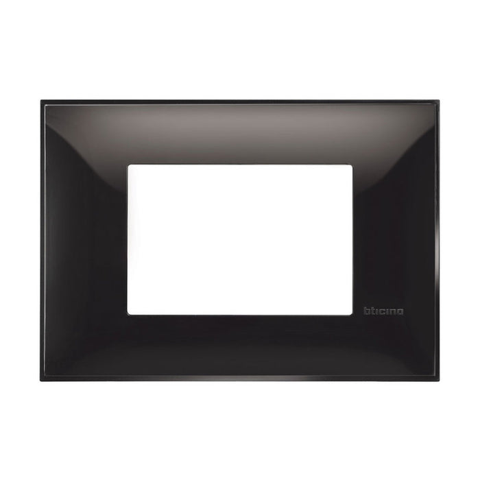 FRAME 3-MODULE BLACK BTICINO CLASSIA