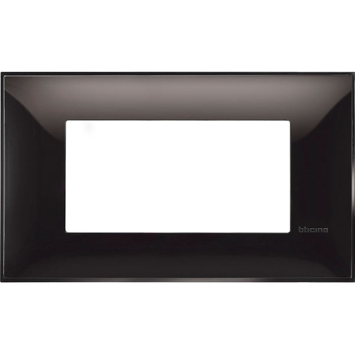 FRAME 4-MODULE BLACK BTICINO CLASSIA