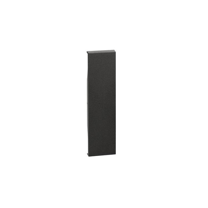 SINGLE MODULE FACE PANEL LIVING NOW LEGRAND - BLACK