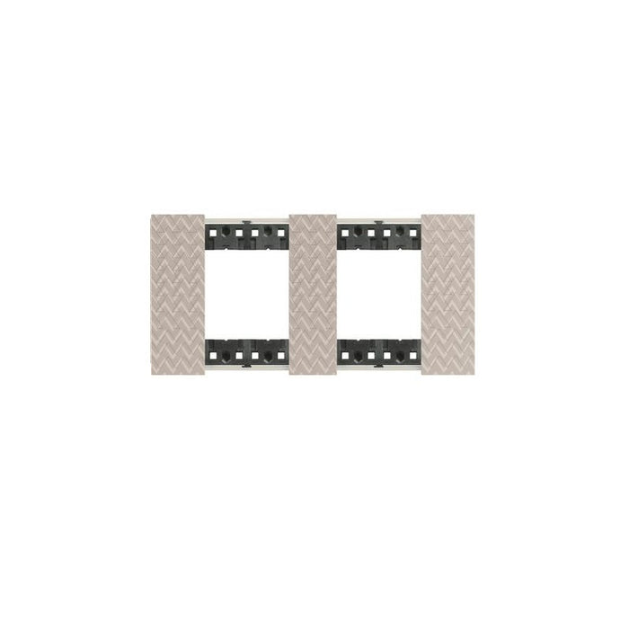 DOUBLE FRAME ILLUSION LN KA4802M2MM LIVING NOW BITICINO