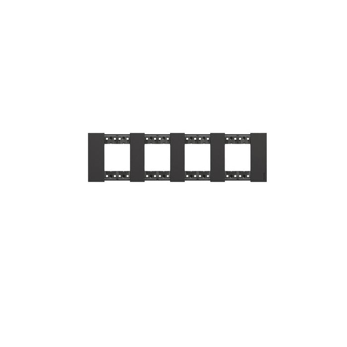 QUAD FRAME KA4802M4KG LIVING NOW LEGRAND - BLACK