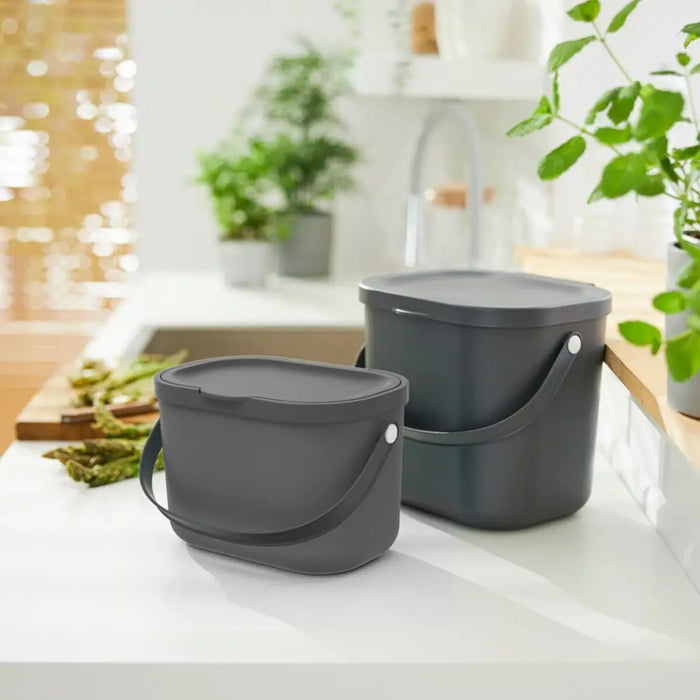 Bucket container Rotho Anthracite Recycled plastic - Купички за храна и вода<<<Домашни Животни<<<Дом