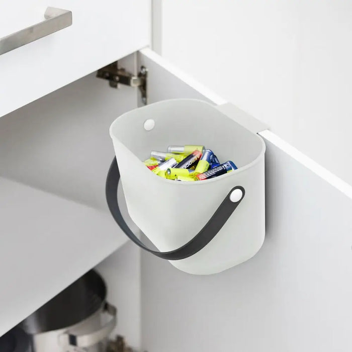 Bucket container Rotho White Recycled plastic - Купички за храна и вода<<<Домашни Животни<<<Дом