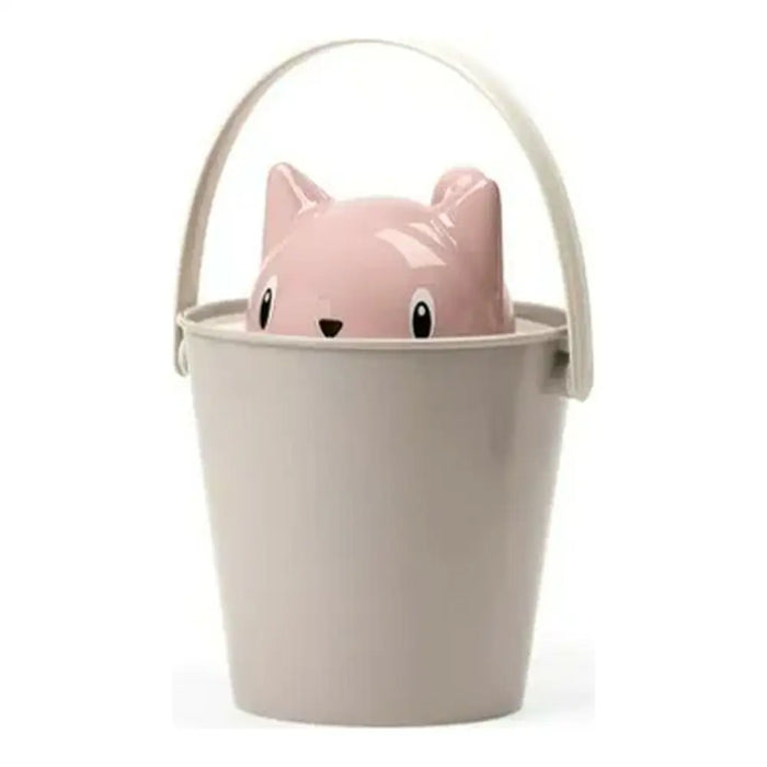 Bucket container United Pets Cat food Pink/Grey (20 x 28 cm) - Домашни Животни<<<Дом Градина<<<BigBuy&&&Хранене на