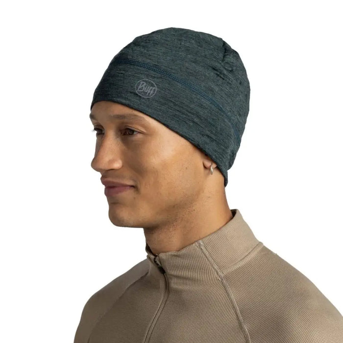 Buff Lightweight Merino Wool Beanie Hat Green - HeadwearODM-NGL<<<Military clothingODM<<<ActionPL