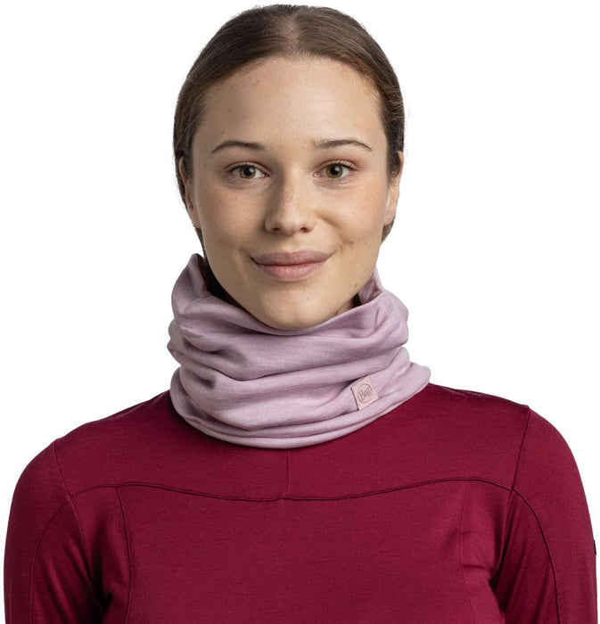 Buff Heavyweight Merino Wool Multifunctional scarf Lilac