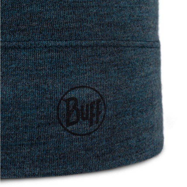 Buff Midweight Merino Wool Hat Hat Blue