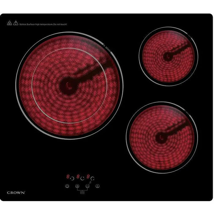 Built-in ceramic hob Crown PVT613.C Electric - Kерамичен плот<<<Плотове<<<Уреди за вграждане<<<ZoraSite