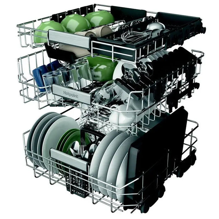 Built-in dishwasher Hotpoint-Ariston H8I HP42 L*** 14 sets C 600 W mm - Съдомиялни машини<<<Уреди за