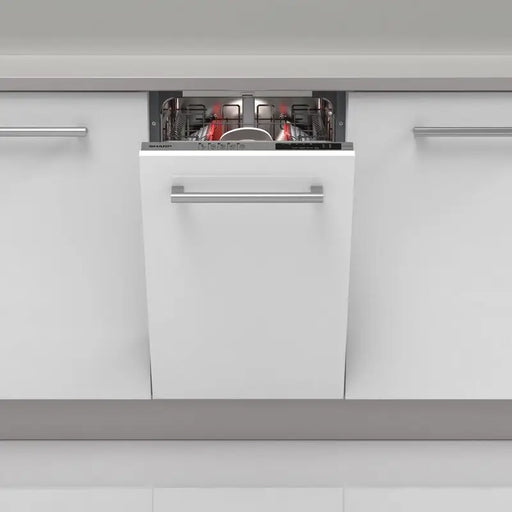 Built-in dishwasher Sharp QW-NS14I49EX 10 sets E 45 W mm - Съдомиялни машини<<<Уреди за вграждане<<<ZoraSite