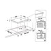 Built-in hob WHIRLPOOL SMP 658C/BT/IXL - Индукционни плотове<<<Плотове за вграждане<<<Уреди за вграждане<<<TechnoMix