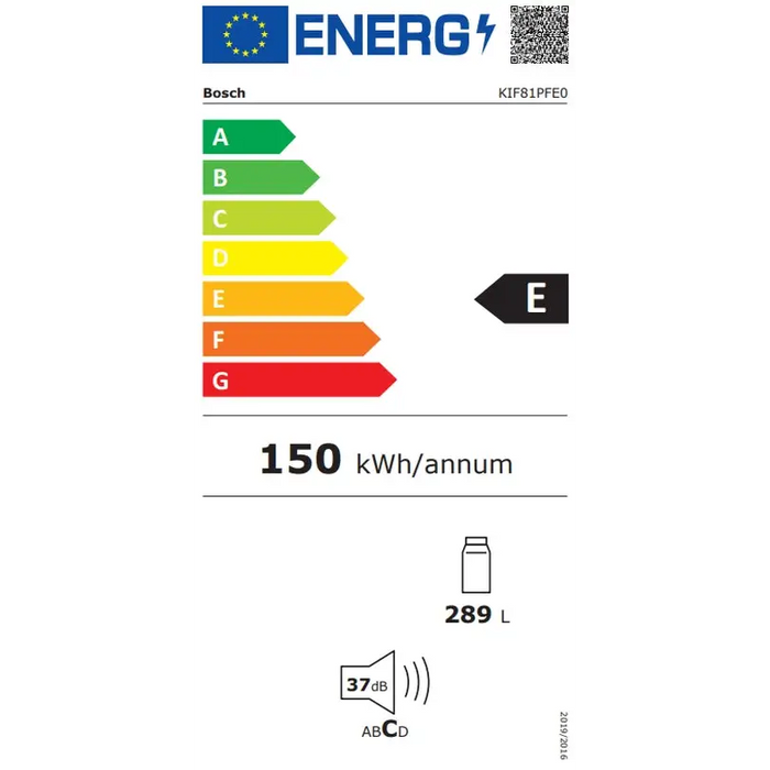 Built-in refrigerator BOSCH KIF81PFE0 - Хладилници<<<BOSCH хладилници<<<BOSCH<<<PolyComp&&&Хладилници за вграждане с
