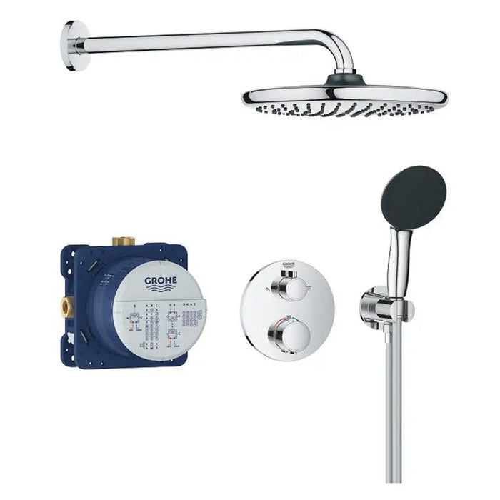BUILT-IN SHOWER SET WITH GROHE PRECISION THERMOSTAT - Душ комплекти и смесители за вграждане<<<Смесители и