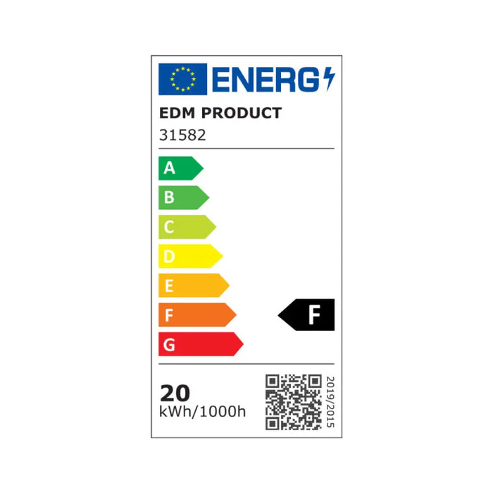 Built-in spotlight EDM 31582 Downlight A 20 W 1500 lm (6400 K) - Декорация и Осветление<<<Дом Градина<<<BigBuy&&&LED