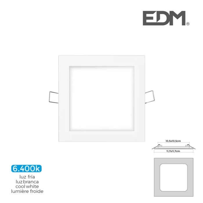 Built-in spotlight EDM 31605 Downlight A G 6 W 320 Lm (6400 K) - Декорация и Осветление<<<Дом Градина<<<BigBuy&&&LED