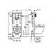 BUILT-IN STRUCTURE KIT GROHE 39468000 - Структури и комплекти за вграждане<<<Санитарна керамика и
