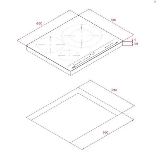 Built-in worktop TEKA IZC 63320 black - Индукционни плотове<<<Плотове за вграждане<<<Уреди за вграждане<<<TechnoMix