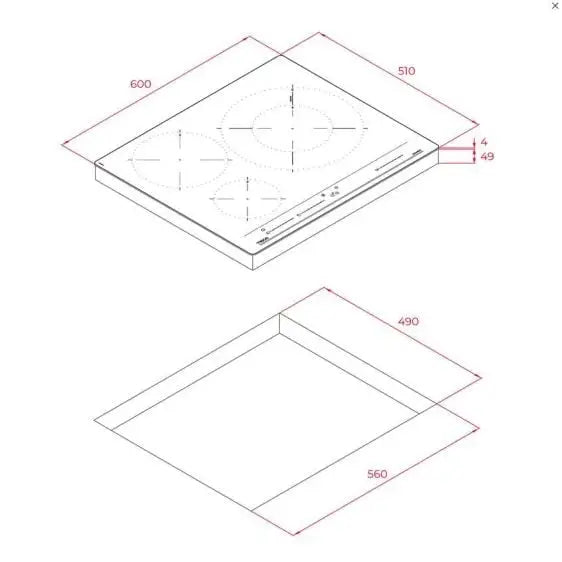 Built-in worktop TEKA IZC 63320 black - Индукционни плотове<<<Плотове за вграждане<<<Уреди за вграждане<<<TechnoMix