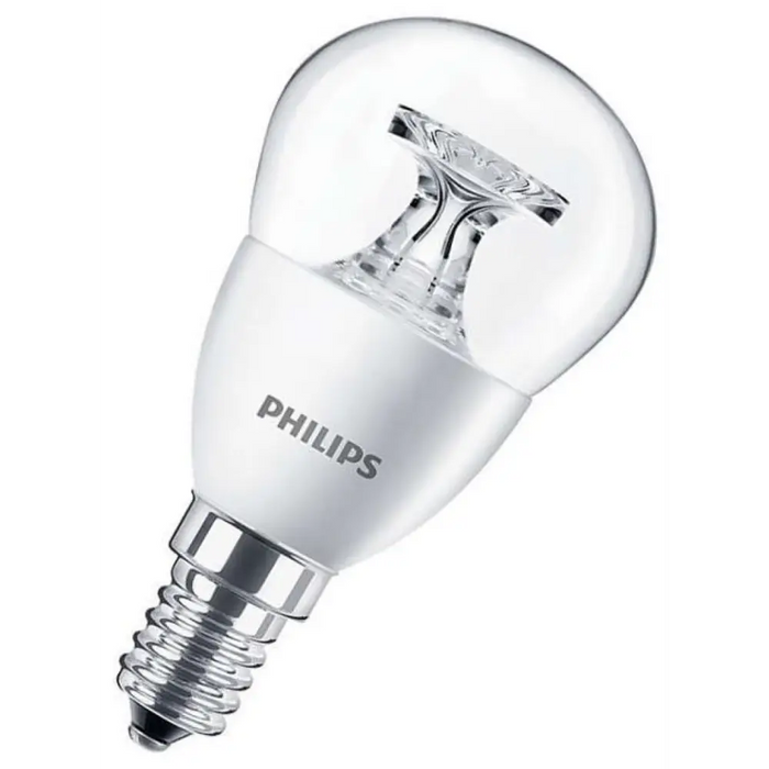 Bulb Philips Core LED 5.5 = 40W 827/P45 E14 sphere transparent - Крушки<<<Дом и градина<<<TechMart&&&Крушки<<<Дом и
