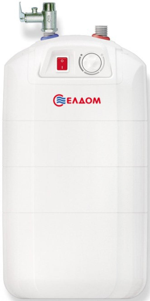 Bulk water heater ELDOM 15 2kW 72326PMP installation under the sink - Бойлери обемни<<<Бойлери<<<Климатици и