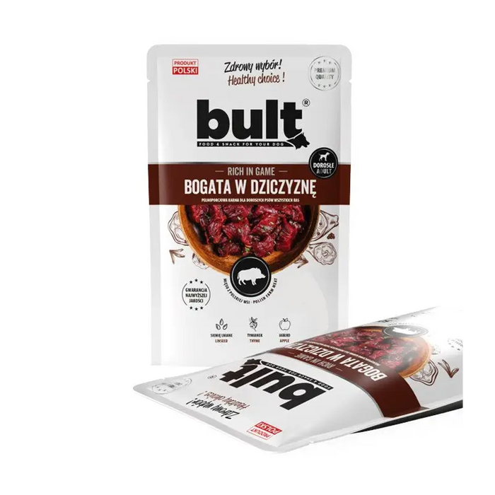 BULT Rich in game - wet dog food - 100g - Wet foodDLP-KAM<<<For the dogDLP<<<ActionPL