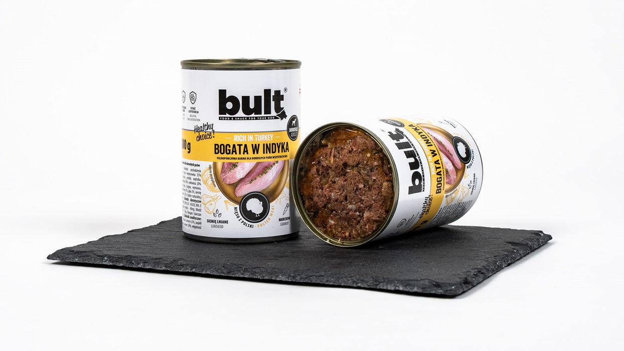 BULT Rich in turkey - Wet dog food - 800 g