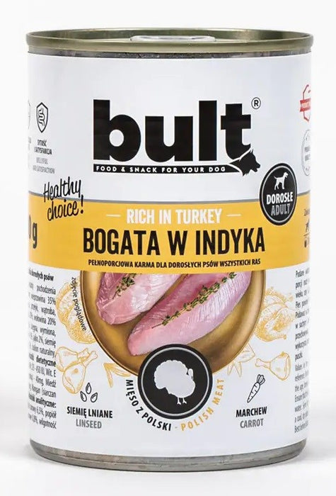 BULT Rich in turkey - Wet dog food - 800 g