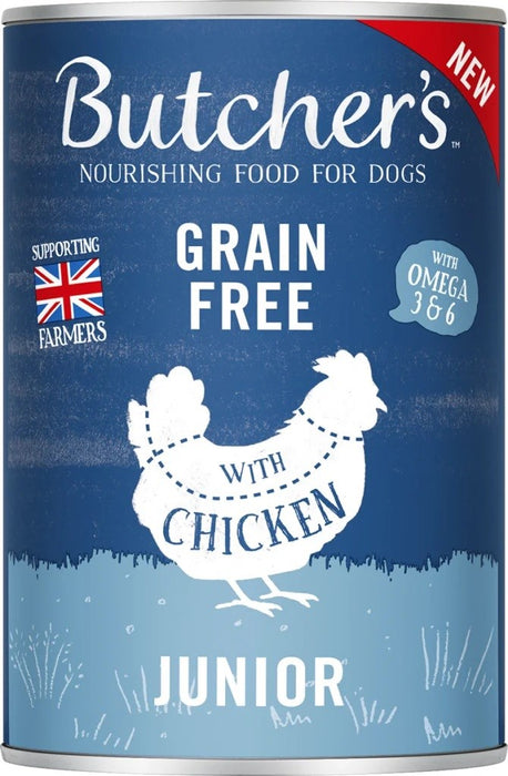 BUTCHER'S Original Junior Mega pack mix - wet dog food - 6 x 400g