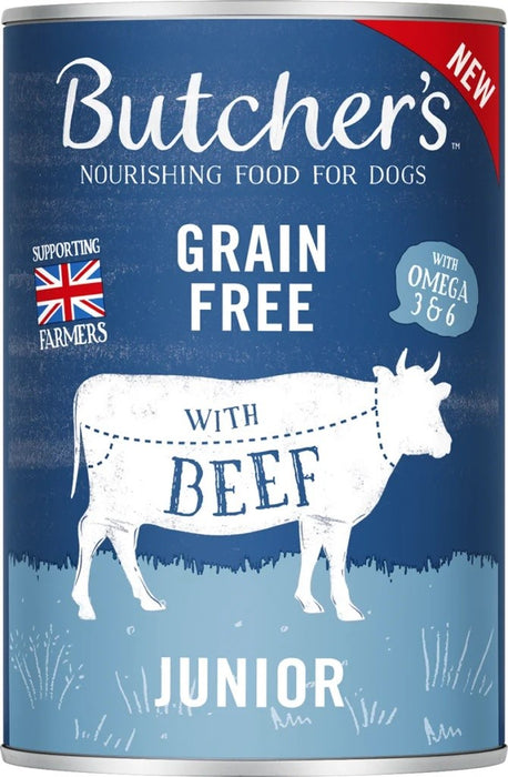 BUTCHER'S Original Junior Mega pack mix - wet dog food - 6 x 400g