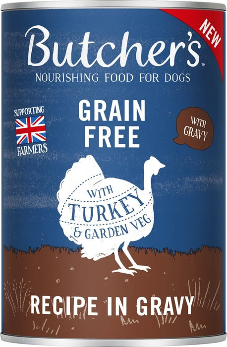 BUTCHER'S Original Mega pack mix with vegetables in gravy- wet dog food - 6 x 400g