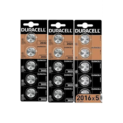 Button battery DURACELL CR2032 3V 5 pcs. in a blister Lithium /price for 1 battery/ - Батерии<<<Батерии и зарядни