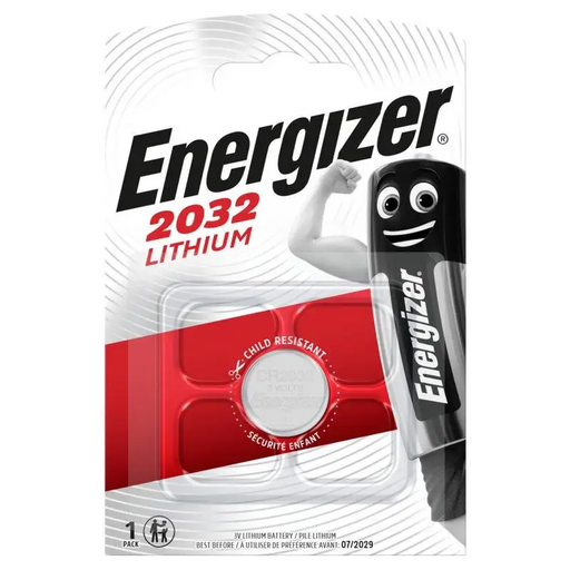 Button battery lithium ENERGIZER CR2032. 3V 1pk blister - Батерии<<<Батерии и зарядни