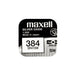 Button battery silver MAXELL SR41 SW /384/ AG3 1.55V - Батерии<<<Батерии и зарядни у-ва<<<ValiAPI