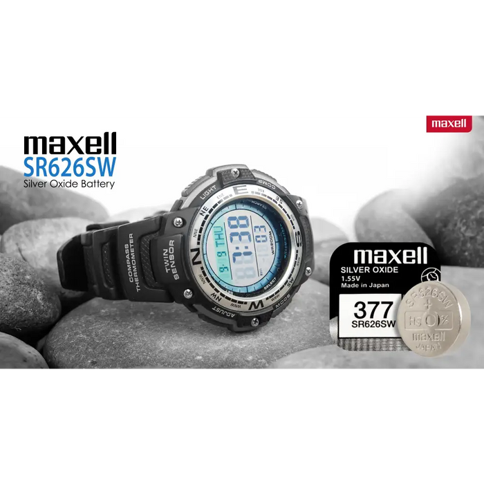 Button battery silver MAXELL SR626 SW /AG4/377/ 1.55V - Батерии<<<Батерии и зарядни у-ва<<<ValiAPI&&&Електроника