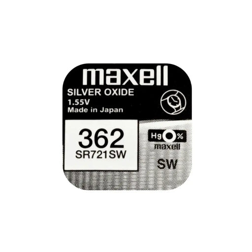 Button battery silver MAXELL SR721 SW AG11/362/ 1.55V - Батерии<<<Батерии и зарядни у-ва<<<ValiAPI