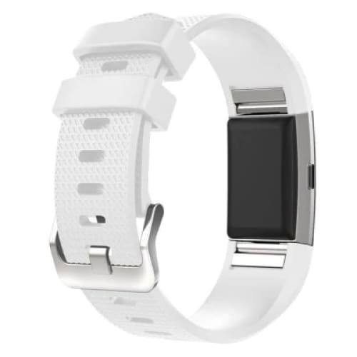 White silicone strap Fitbit / Fitbit Charge 2