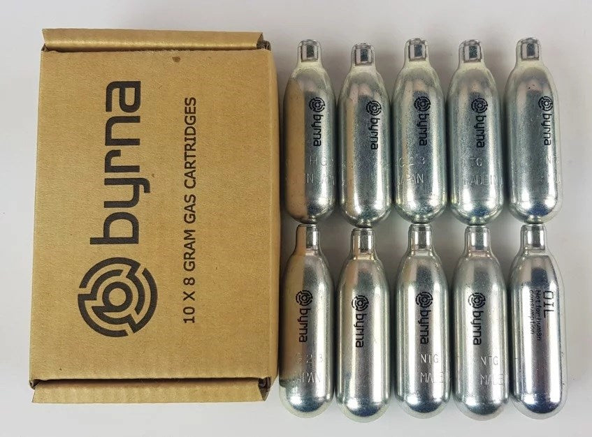 CO2 Cartridge BYRNA 8 g 10 szt. 9 + 1 with oil (CO2300)
