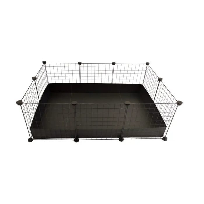 C&C Modular cage 3x2 110x75 cm guinea pig hedgehog black - CagesDMZ-KLA<<<For small animalsDMZ<<<ActionPL