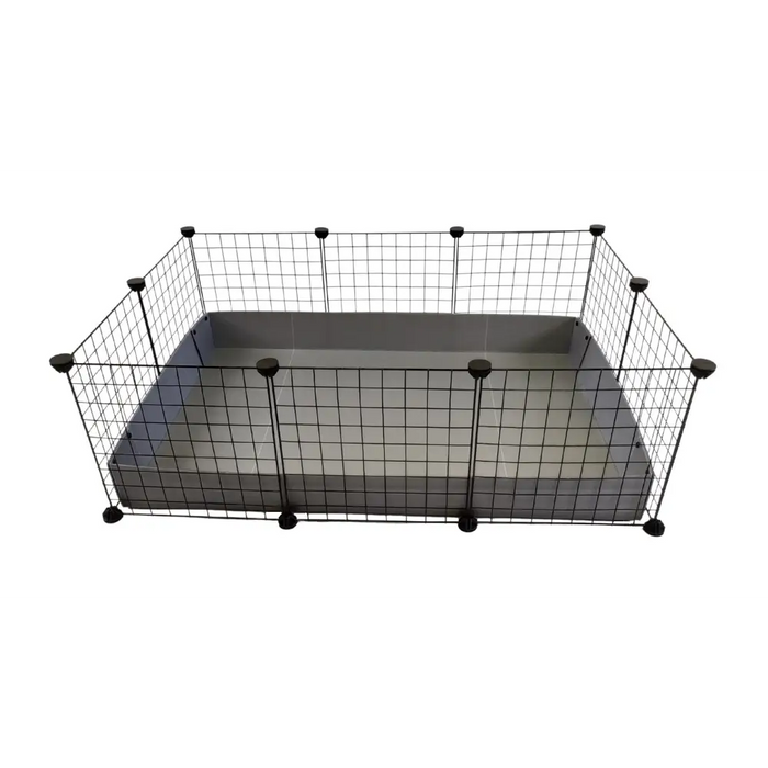 C&C Modular cage 3x2 110x75 cm guinea pig hedgehog silver grey - CagesDMZ-KLA<<<For small animalsDMZ<<<ActionPL