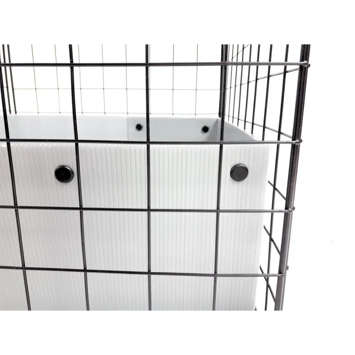C&C modular cage 5x2 pig rabbit hedgehog black 180 x 75 x 37 cm - CagesDMZ-KLA<<<For small animalsDMZ<<<ActionPL