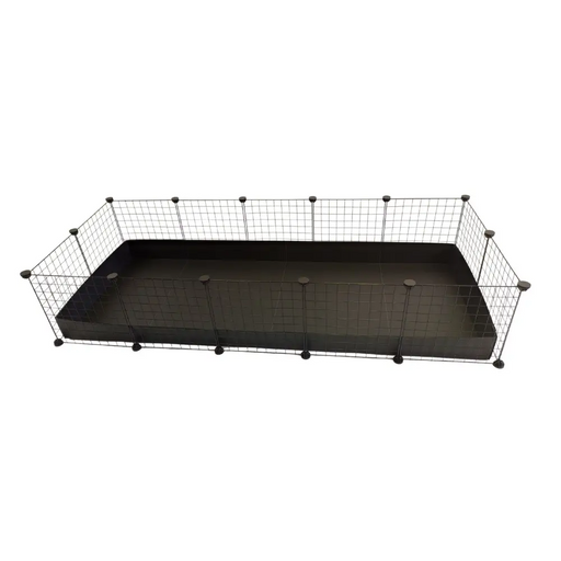 C&C modular cage 5x2 pig rabbit hedgehog black 180 x 75 x 37 cm - CagesDMZ-KLA<<<For small animalsDMZ<<<ActionPL